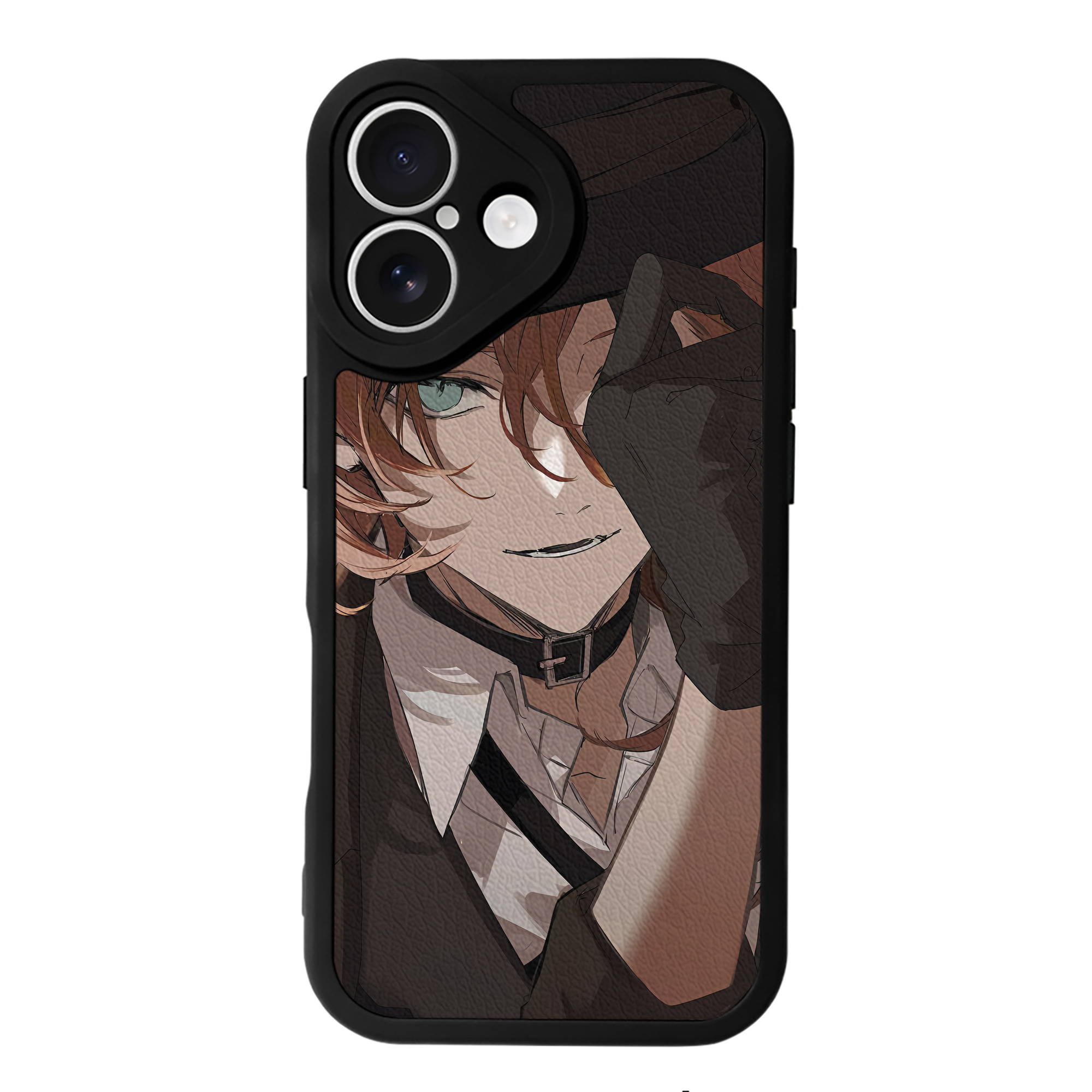 （画像用） 文豪ストレイドッグス Bungo Stray Dogs 【iPhone 16シリーズ対応】シリコンスマホケース（レザー調） 材質：シリコン